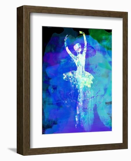 Ballerina's Dance Watercolor 4-Irina March-Framed Art Print