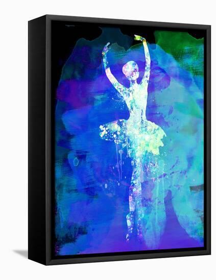 Ballerina's Dance Watercolor 4-Irina March-Framed Stretched Canvas