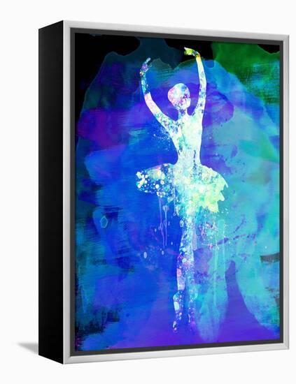 Ballerina's Dance Watercolor 4-Irina March-Framed Stretched Canvas