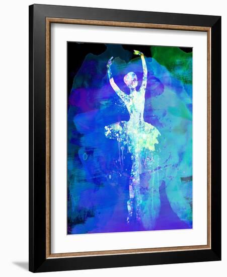 Ballerina's Dance Watercolor 4-Irina March-Framed Art Print