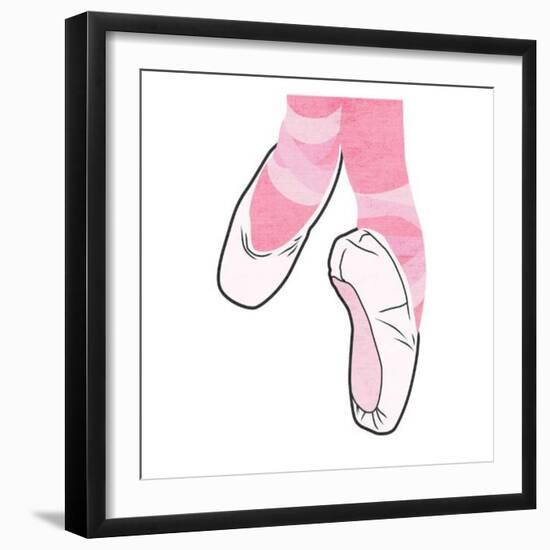 Ballerina Shoes-Enrique Rodriguez Jr.-Framed Art Print