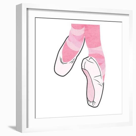 Ballerina Shoes-Enrique Rodriguez Jr.-Framed Art Print