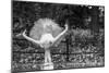 Ballerina Street Performer in Central Park, NYC-null-Mounted Photo