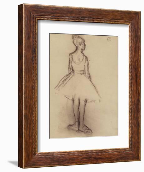 Ballerina Viewed from the Back-Edgar Degas-Framed Giclee Print