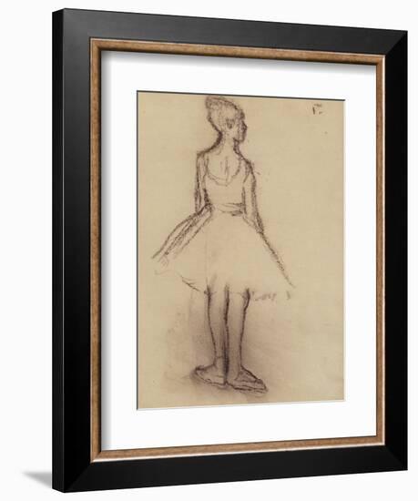 Ballerina Viewed from the Back-Edgar Degas-Framed Giclee Print