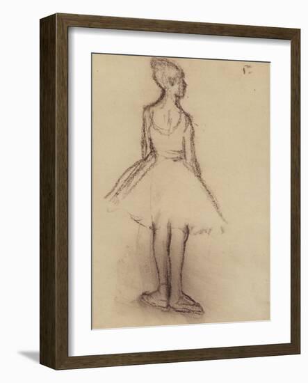 Ballerina Viewed from the Back-Edgar Degas-Framed Giclee Print