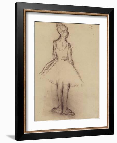 Ballerina Viewed from the Back-Edgar Degas-Framed Giclee Print