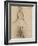 Ballerina Viewed from the Back-Edgar Degas-Framed Giclee Print