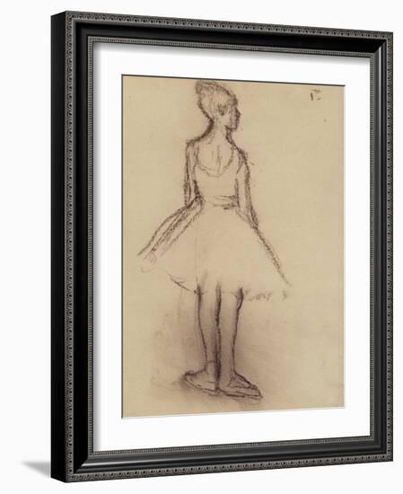 Ballerina Viewed from the Back-Edgar Degas-Framed Giclee Print