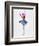 Ballerina Watercolor 1-Irina March-Framed Premium Giclee Print