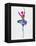 Ballerina Watercolor 1-Irina March-Framed Stretched Canvas