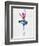 Ballerina Watercolor 1-Irina March-Framed Art Print