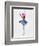 Ballerina Watercolor 1-Irina March-Framed Art Print