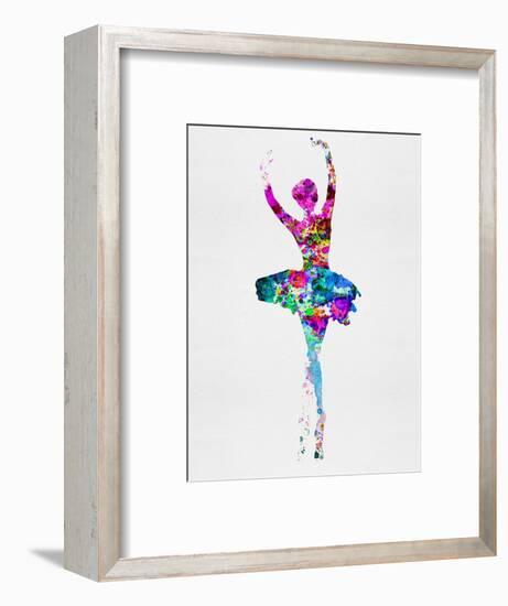 Ballerina Watercolor 1-Irina March-Framed Art Print