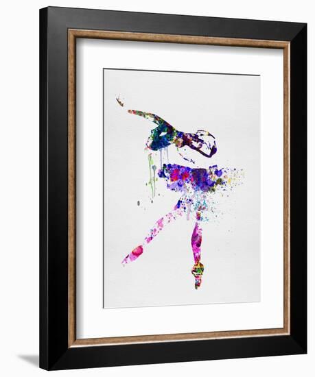 Ballerina Watercolor 2-Irina March-Framed Art Print