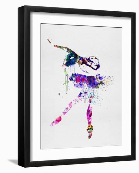 Ballerina Watercolor 2-Irina March-Framed Art Print