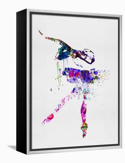 Ballerina Watercolor 2-Irina March-Framed Stretched Canvas