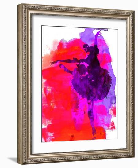 Ballerina Watercolor 3-Irina March-Framed Art Print