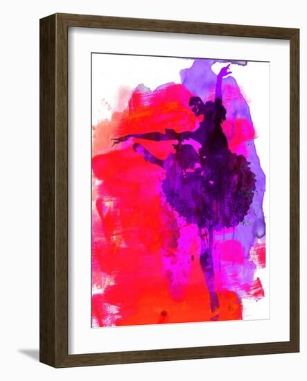 Ballerina Watercolor 3-Irina March-Framed Art Print