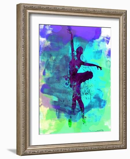 Ballerina Watercolor 4-Irina March-Framed Art Print