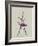 Ballerina Watercolor 4-NaxArt-Framed Art Print