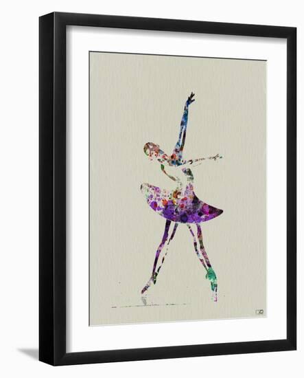 Ballerina Watercolor 4-NaxArt-Framed Art Print