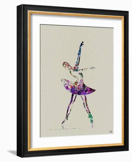 Ballerina Watercolor 4-NaxArt-Framed Art Print