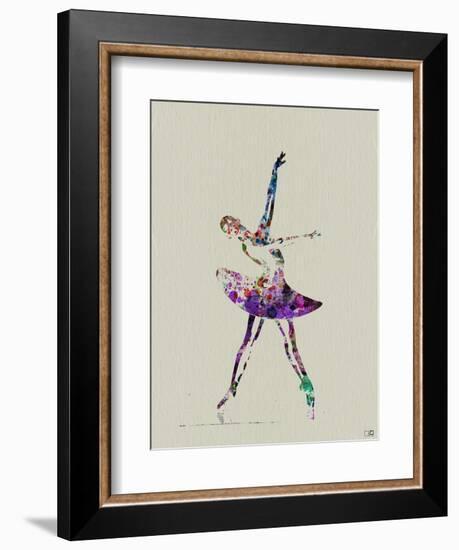 Ballerina Watercolor 4-NaxArt-Framed Art Print