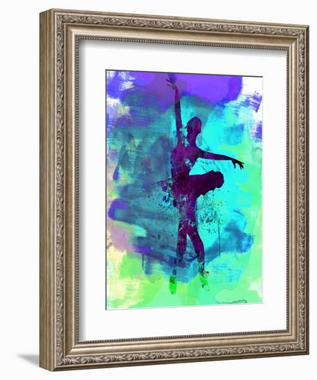 Ballerina Watercolor 4-Irina March-Framed Art Print