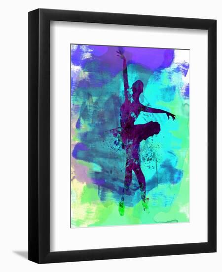 Ballerina Watercolor 4-Irina March-Framed Art Print
