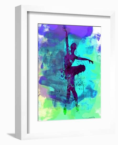 Ballerina Watercolor 4-Irina March-Framed Art Print