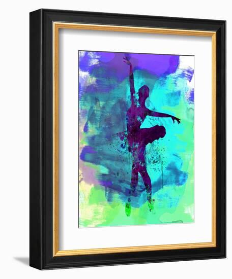 Ballerina Watercolor 4-Irina March-Framed Art Print