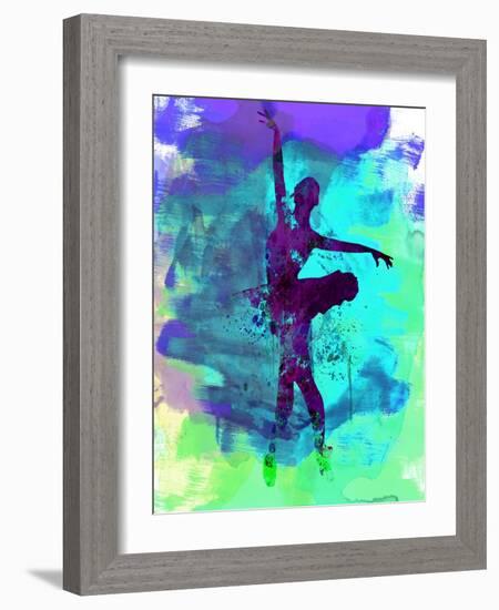 Ballerina Watercolor 4-Irina March-Framed Art Print