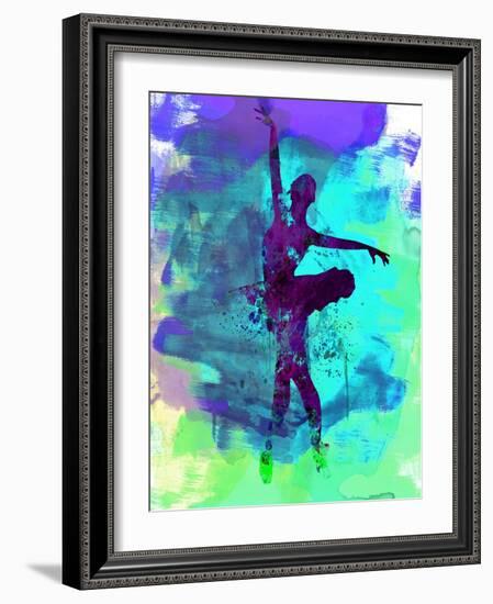 Ballerina Watercolor 4-Irina March-Framed Art Print