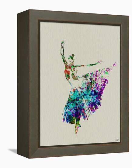 Ballerina Watercolor 5-NaxArt-Framed Stretched Canvas