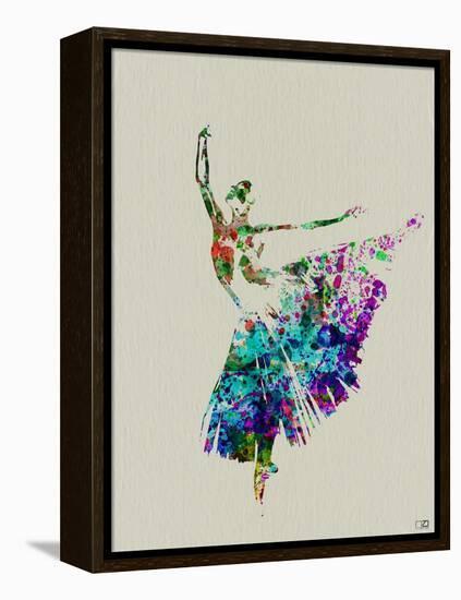 Ballerina Watercolor 5-NaxArt-Framed Stretched Canvas