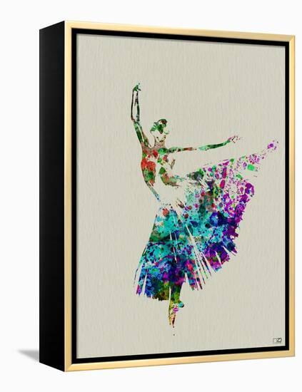 Ballerina Watercolor 5-NaxArt-Framed Stretched Canvas