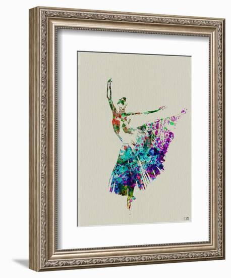 Ballerina Watercolor 5-NaxArt-Framed Art Print