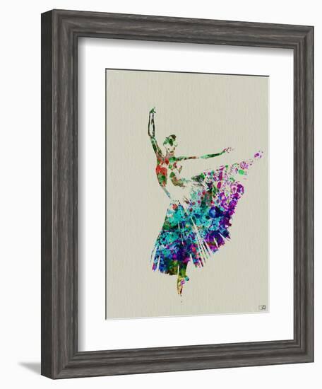 Ballerina Watercolor 5-NaxArt-Framed Art Print