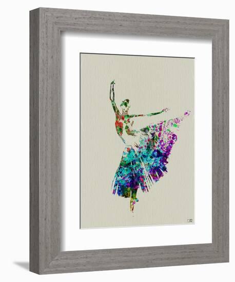 Ballerina Watercolor 5-NaxArt-Framed Art Print