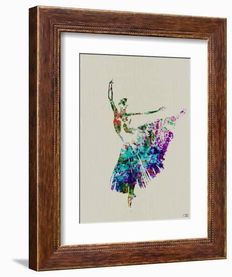 Ballerina Watercolor 5-NaxArt-Framed Art Print