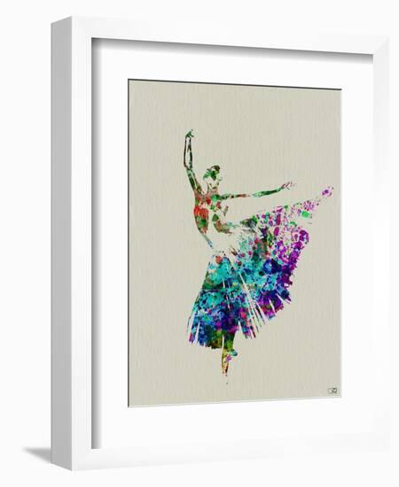 Ballerina Watercolor 5-NaxArt-Framed Art Print