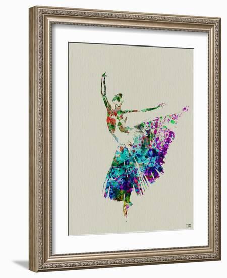 Ballerina Watercolor 5-NaxArt-Framed Art Print