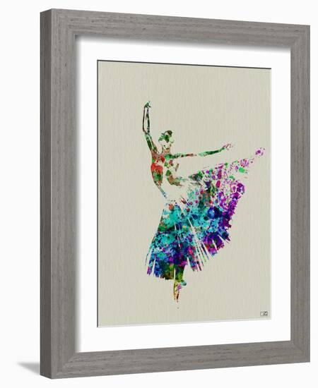 Ballerina Watercolor 5-NaxArt-Framed Art Print