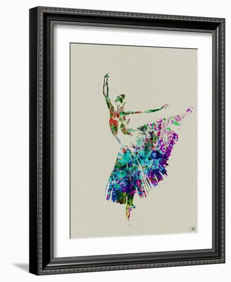 Ballerina Watercolor 5-NaxArt-Framed Art Print