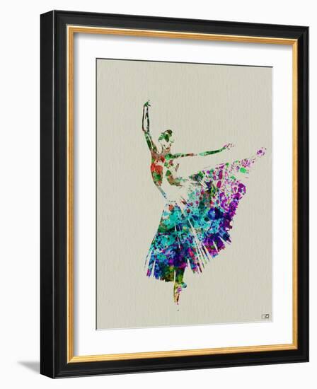 Ballerina Watercolor 5-NaxArt-Framed Art Print