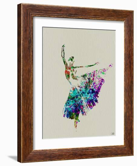 Ballerina Watercolor 5-NaxArt-Framed Art Print