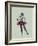 Ballerina Watercolor-NaxArt-Framed Art Print