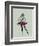 Ballerina Watercolor-NaxArt-Framed Art Print