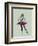 Ballerina Watercolor-NaxArt-Framed Art Print